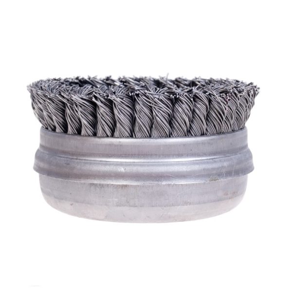 برس کاسه ای بافته 7/5 استیل