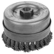 برس سیمی کاسه ای بافته طوق دار