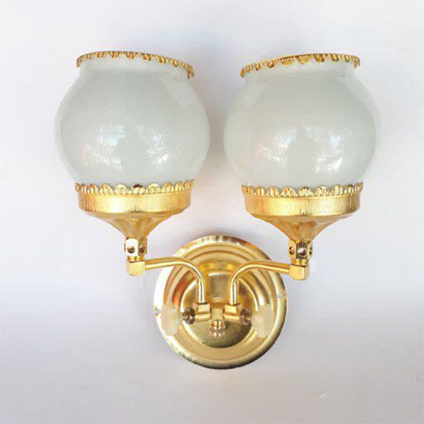 چراغ روشنایی گازی دیواری دو شعله مدل حبابی