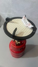 بخاری پیک‌نیک گرد چدنی خوابیده مدل زهره