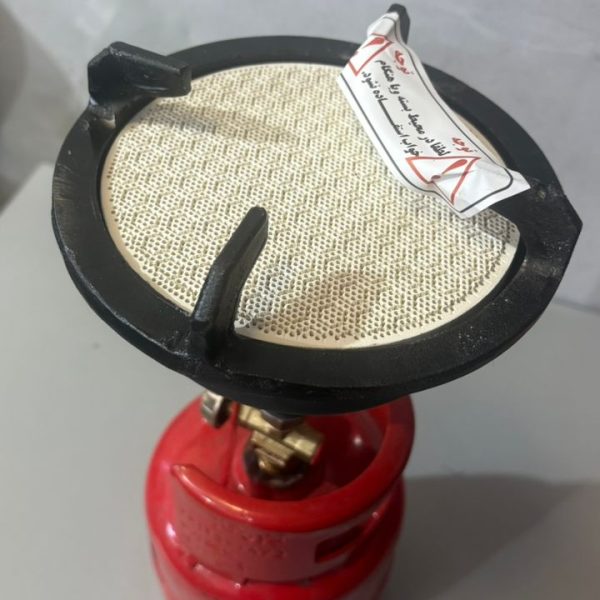 بخاری پیک‌نیک گرد چدنی خوابیده مدل زهره